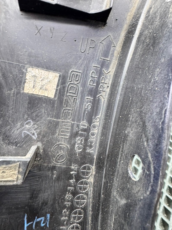 Накладка на крыло передняя левая 6 2009 GH L8 1.8 Накладка на крыло передняя левая 6 2009 GH L8 1.8