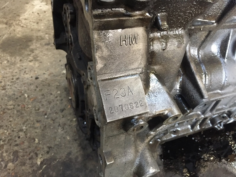 Двигатель HONDA F23A Двигатель HONDA F23A