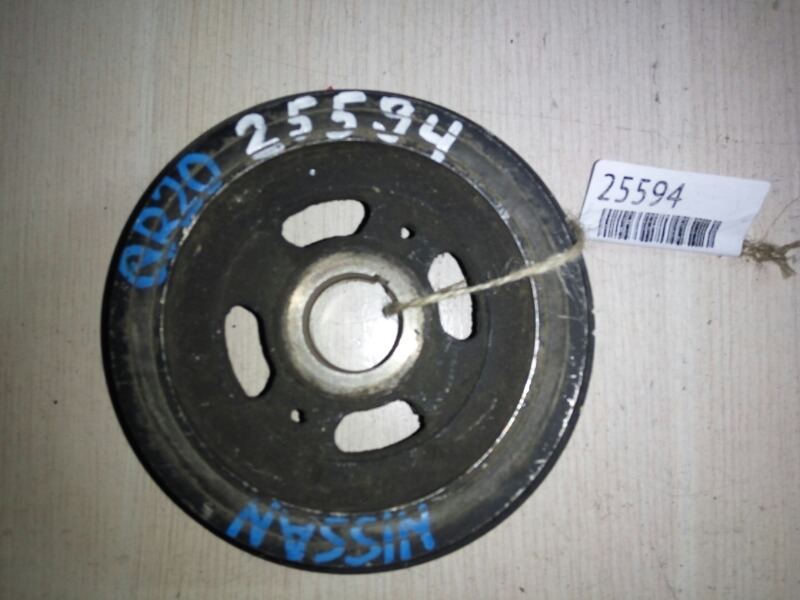 Шкив коленвала Nissan Avenir U31 QR20 (б/у)