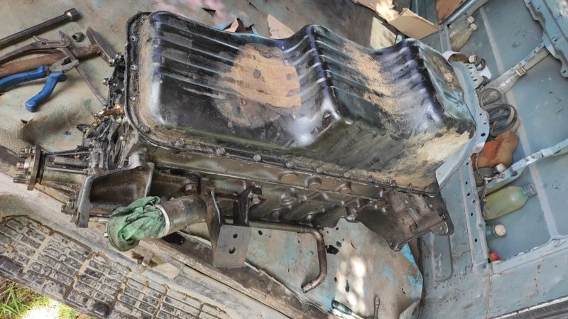 Блок двигателя Toyota Land Cruiser HZJ80L 1HZ 1995 (б/у)