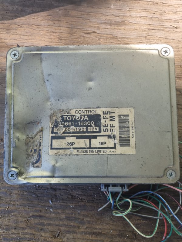 Блок управления efi Toyota Corsa EL53 5E-FE 1994 (б/у)