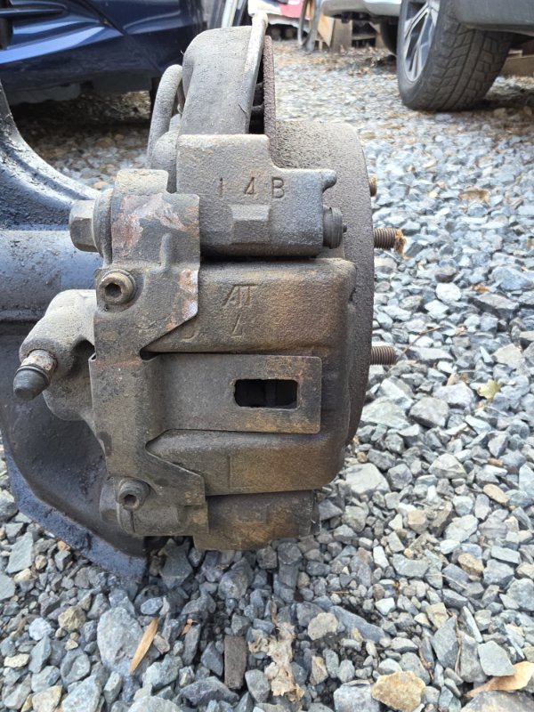 Суппорт Toyota LAND CRUISER PRADO KZJ78 1KZ-TE 1993 задний левый (б/у)