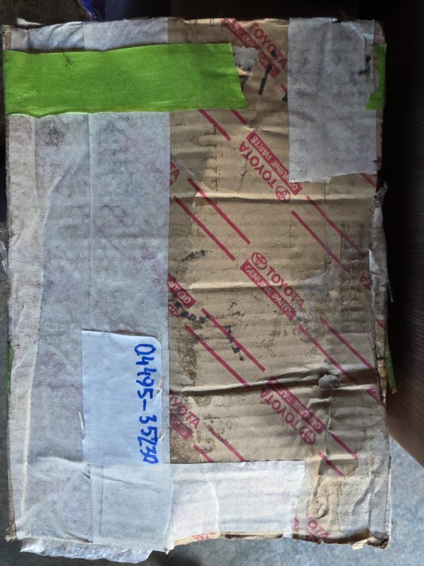 Тормозные колодки TOYOTA LAND CRUISER PRADO RZJ90W 3RZFE 1998 заднее (б/у)