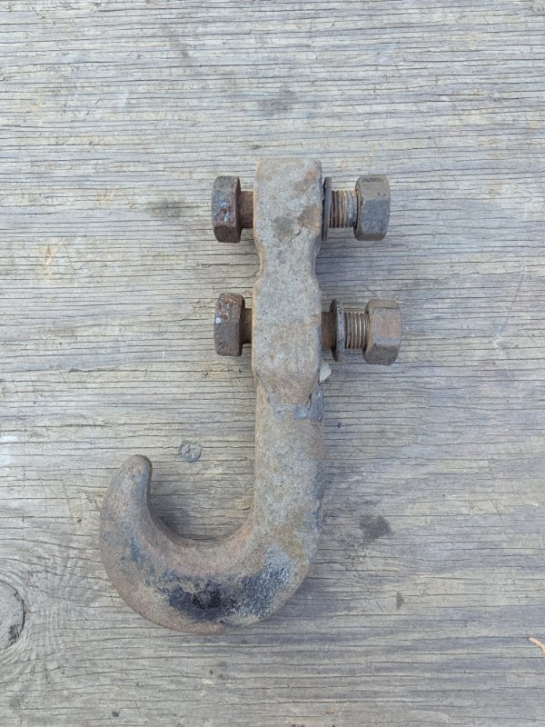 Буксировочный крюк Toyota LAND CRUISER PRADO LJ78 2L-TE 1991 задний (б/у)