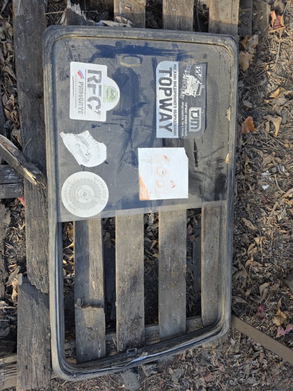 Стекло багажника сдвижное Toyota LAND CRUISER PRADO KZJ71G 1KZ-TE 1996 заднее левое (б/у)