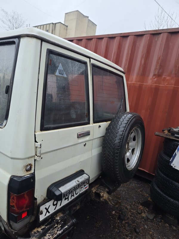 Дверь багажника Toyota LAND CRUISER LJ70 2L 1988 задняя левая (б/у)