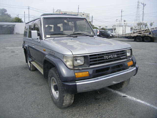 Автомобиль Toyota LAND CRUISER PRADO LJ78 2L-TE 1990 года в разбор