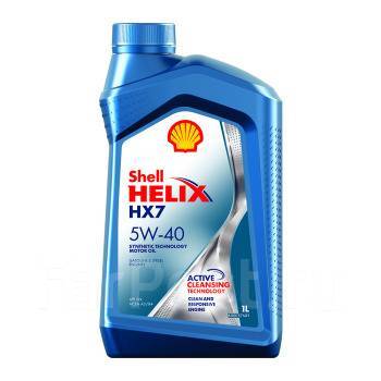 Масло моторное - 1 литр Shell Helix Hx7 Sm Sn Cf 5W40