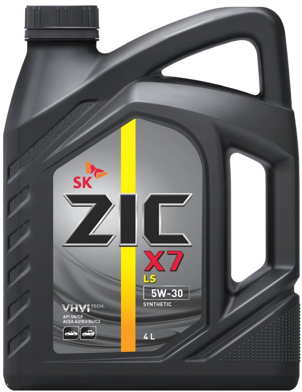 Масло моторное - 4 литра Масла И Технологические Жидкости Zic X7 Ls Sn/Cf C3 5W30