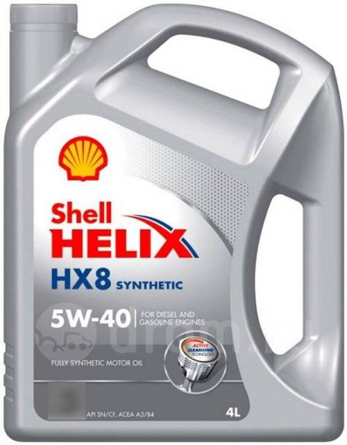 Масло моторное - 4 литра Масла И Технологические Жидкости Shell Helix Hx8 5W-40 Sn Plus A3/b4