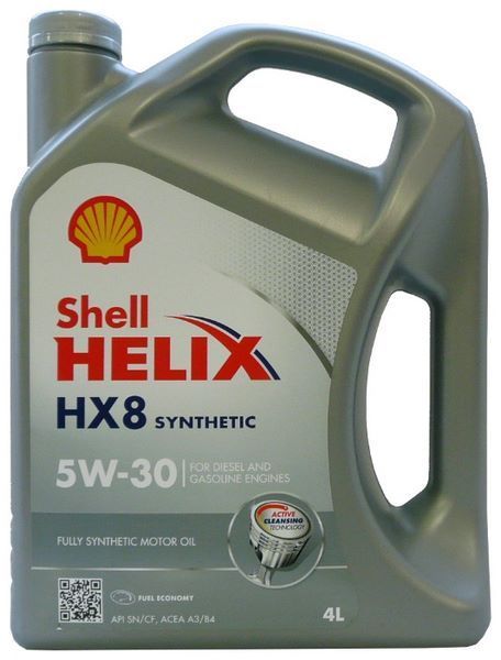 Масло моторное - 4 литра Масла И Технологические Жидкости Shell Helix Hx8 Sl 5W-30