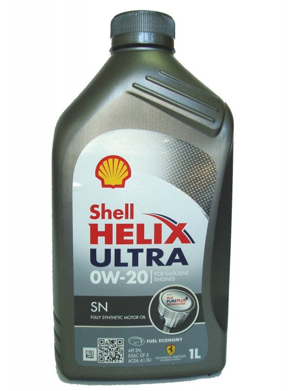 Масло моторное - 1 литр Масла И Технологические Жидкости Shell Helix Ultra Sn 0W-20