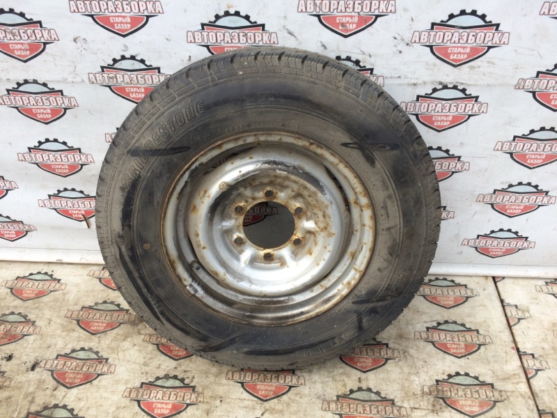 Колесо летнее R15 / 195 / 70 JAPAN BRIDGESTONE RD-613 STEEL ST 6x139.7 штамп. 20ET (б/у)