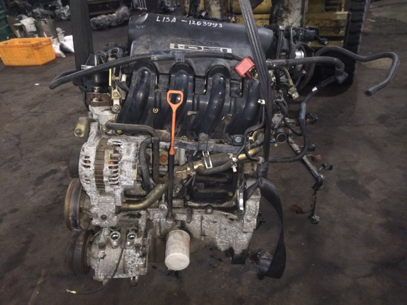 Двигатель в сборе Honda Fit GD1 L13A (б/у)