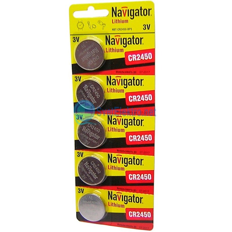 Батарейка Navigator Cr2450