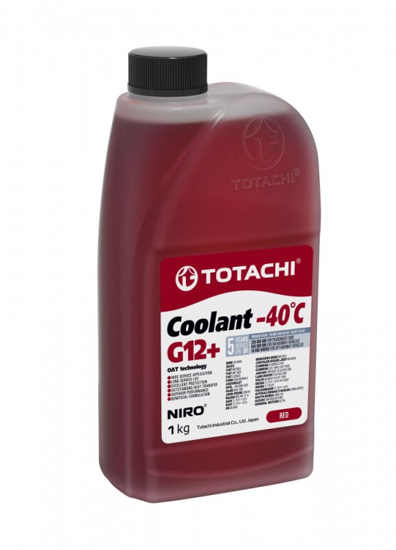 Антифриз - 1 литр Totachi Niro Coolant G12 -40C