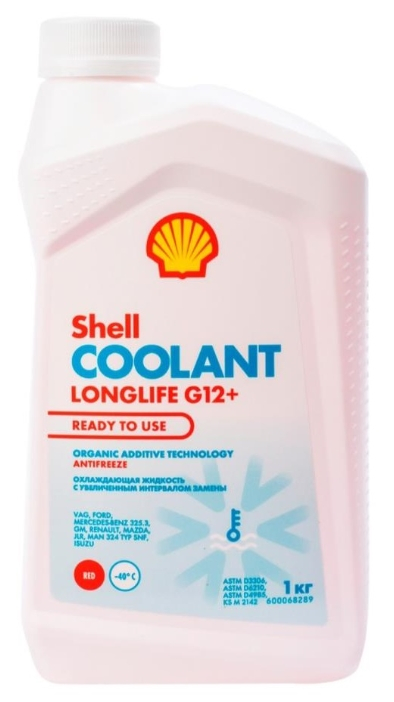 Антифриз - 1 литр Shell Coolant Longlife G12 -40C