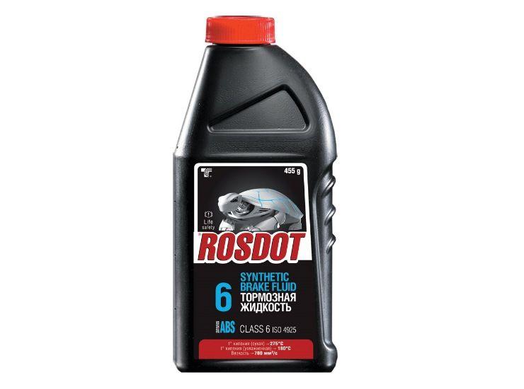 Жидкость тормозная - 0.5 литра Rosdot