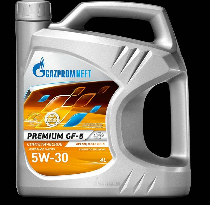 Масло моторное - 4 литра Gazpromneft Premium Sn Gf-5 5W30