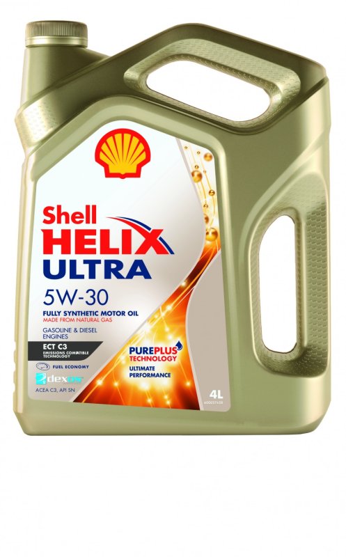 Масло моторное - 4 литра Shell Helix Ultra С3 5W30