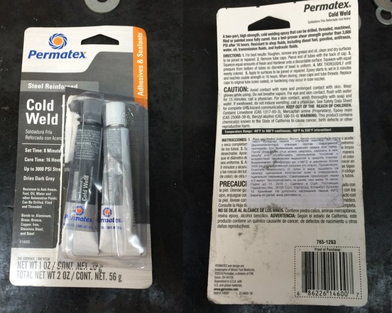 Холодная сварка Permatex 765-1263