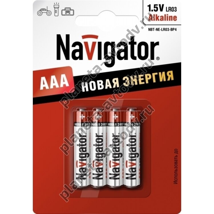 Батарейка Navigator Lr3-4Bl Aaa