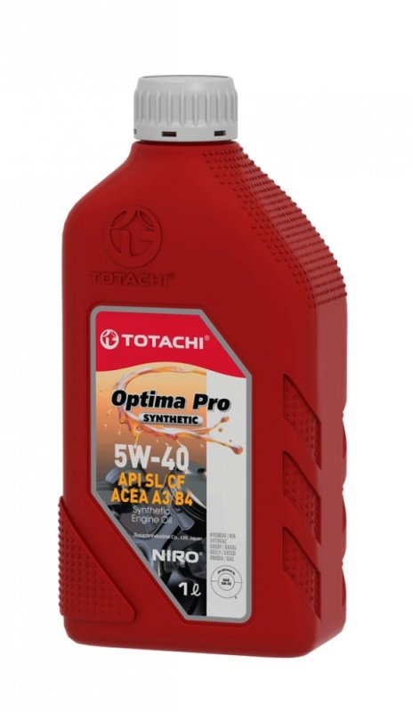 Масло моторное - 1 литр Totachi Niro Optima Pro Sl Cf 5W40