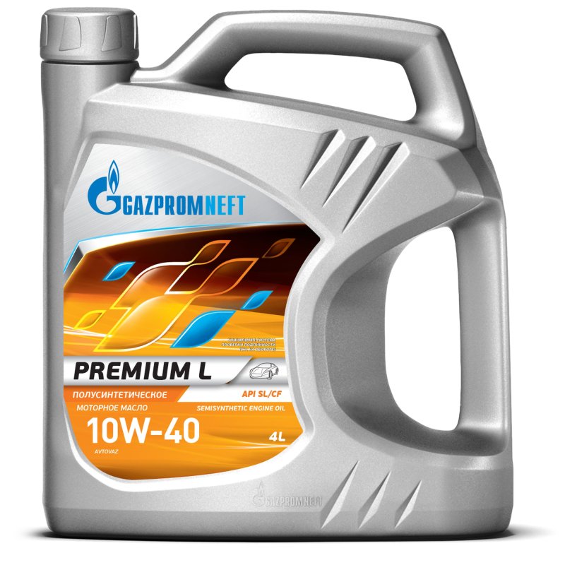 Масло моторное - 4 литра Gazpromneft Premium L Api Sl Gf-4 10W40