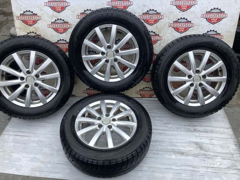 Комплект из 4-х колёс R16 / 215 / 60 JAPAN VRX BRIDGESTONE BLIZZAK 5x114.3 лит. 38ET (б/у)