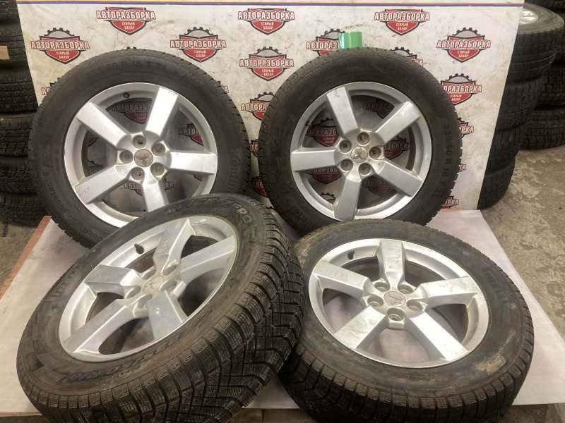 Комплект из 4-х колёс R18 / 235 / 60 ITALY PIRELLI  ICE ZERO 5x114.3 лит. 38ET (б/у)