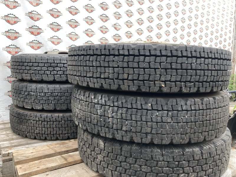 Комплект из 6-и колёс R18 / 7.5 /  JAPAN BRIDGESTONE 6x222.2 штамп. 20ET (б/у)