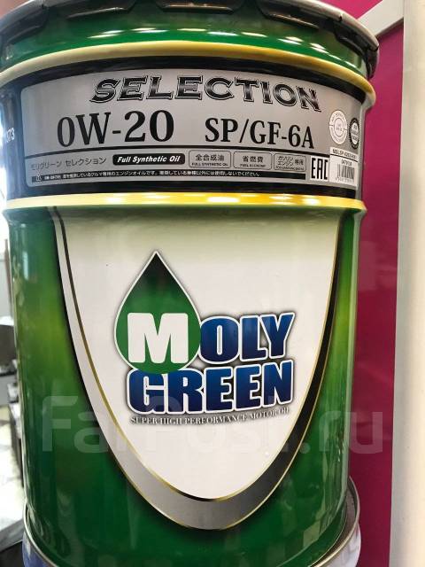 Масло моторное - 20литров Масла И Технологические Жидкости Moly Green Premium 0W20