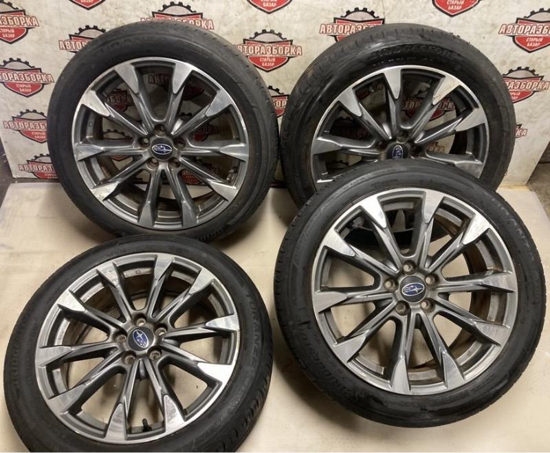 Комплект из 4-х колёс R17 / 205 / 50 ЯПОНИЯ Bridgestone Turanza T001 5x114.3 лит. 55ET (б/у)