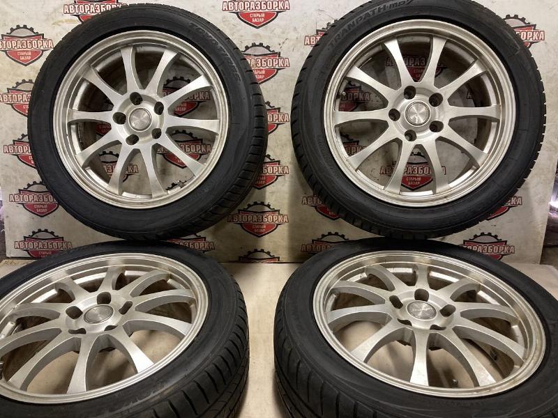 Комплект из 4-х колёс R17 / 215 / 50 JAPAN TOYO TIRES 5x114.3 лит. 48ET (б/у)