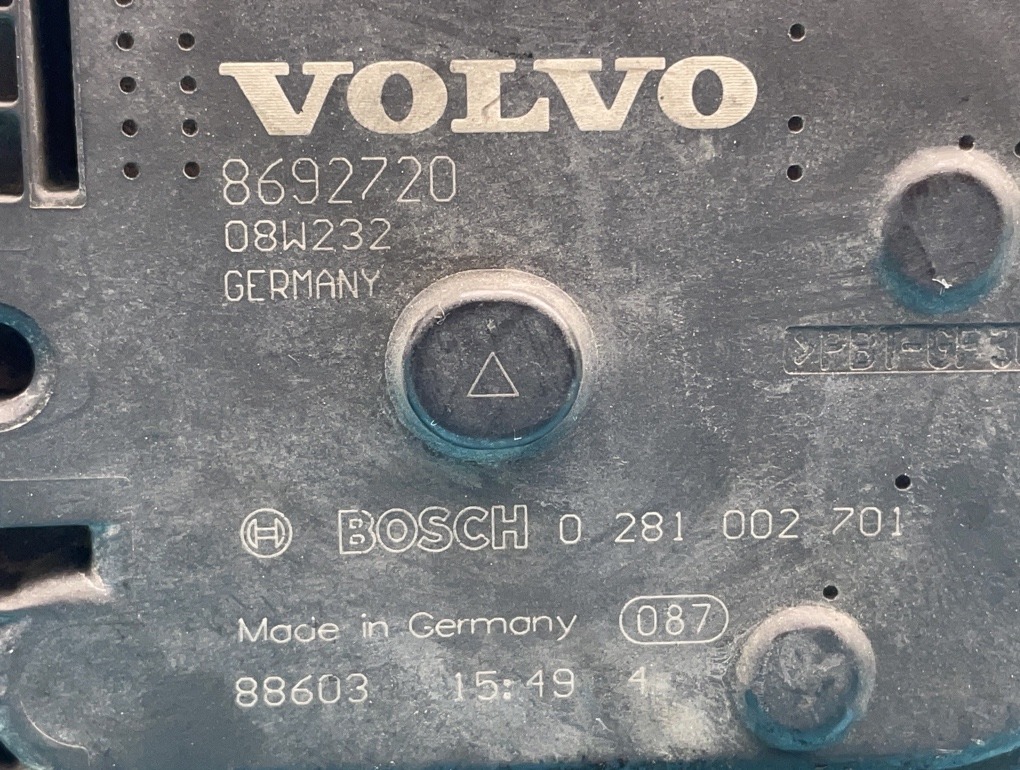 Заслонка дроссельная XC70 2009 BZ D5244T4 2.4