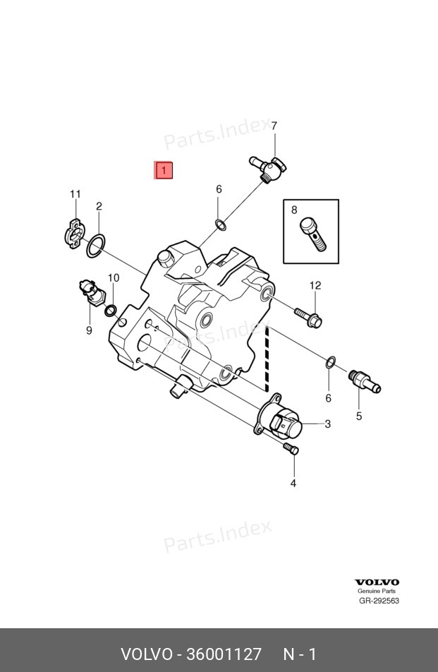 Насос топливный XC70 2009 BZ D5244T4 2.4 Насос топливный XC70 2009 BZ D5244T4 2.4