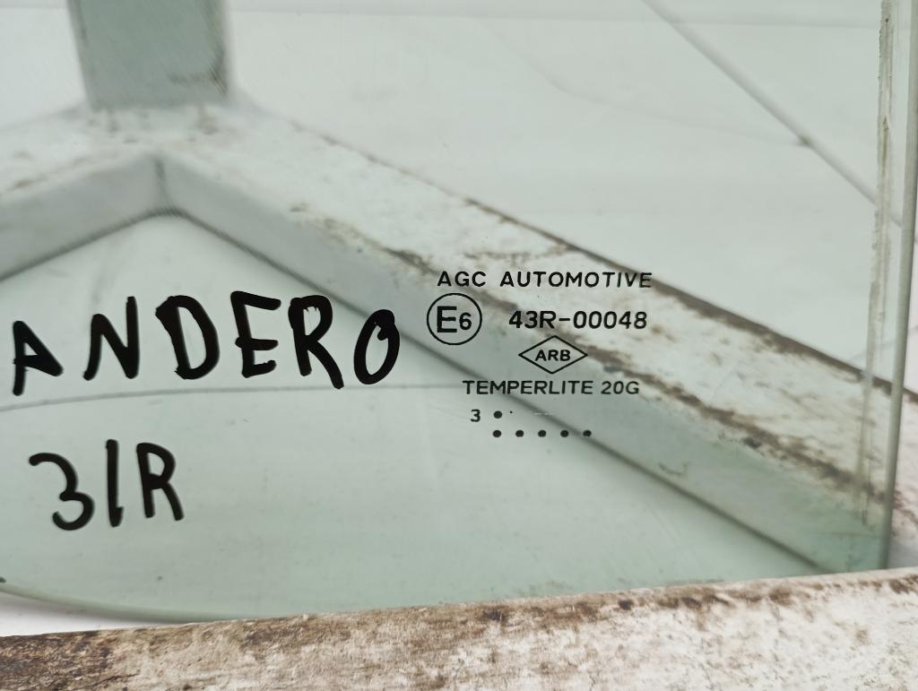 Стекло двери задней правой форточка Sandero 1 2014 BS K7J