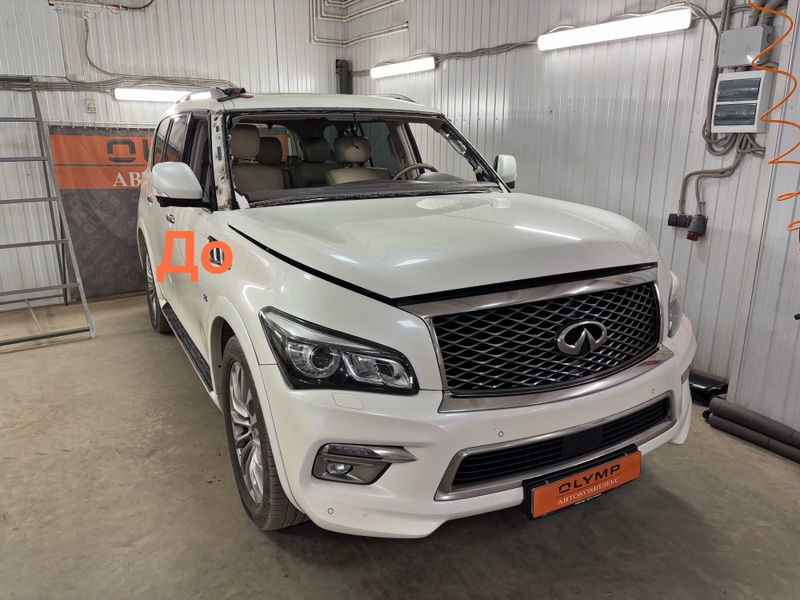 Стекло лобовое переднее Nissan Patrol 2010-2020 Y62 VK56VD G27001LB1A новая