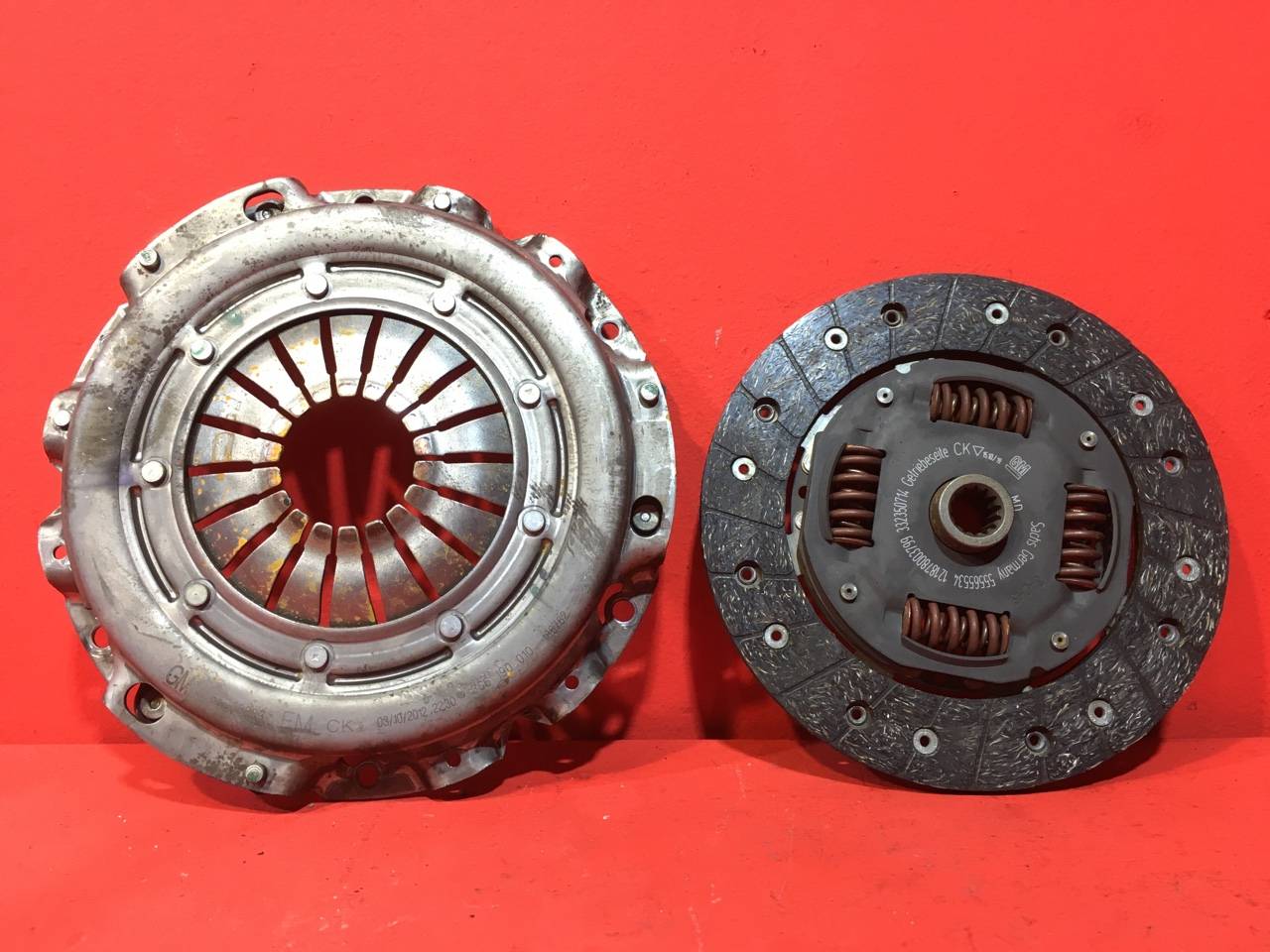 Корзина сцепления + диск Chevrolet Aveo T300