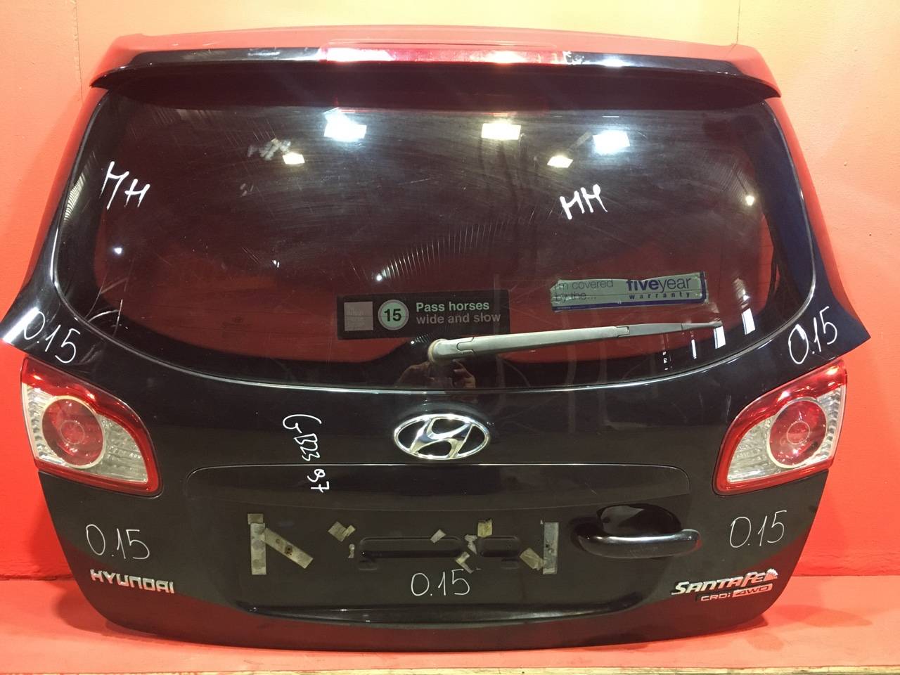 Дверь багажника Hyundai Santa Fe CM