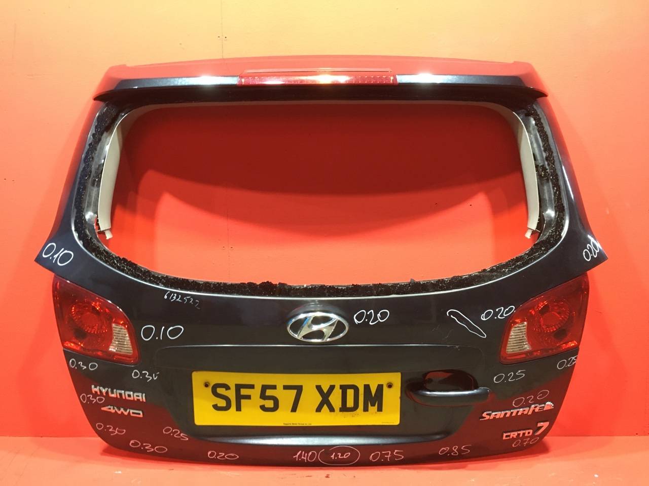 Дверь багажника Hyundai Santa Fe CM