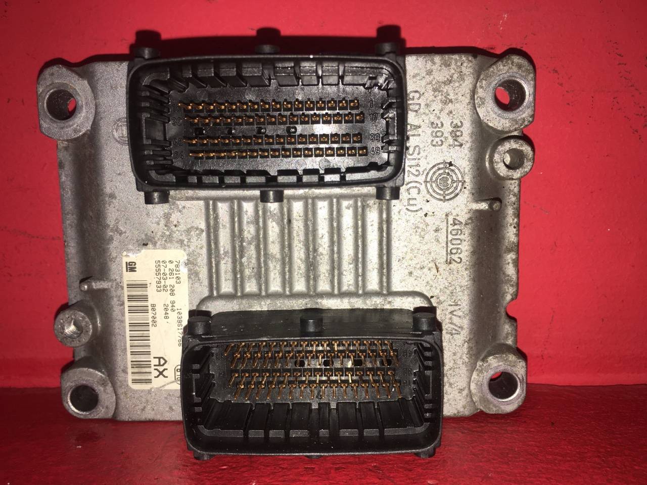 Блок управления двигателем Opel Corsa D