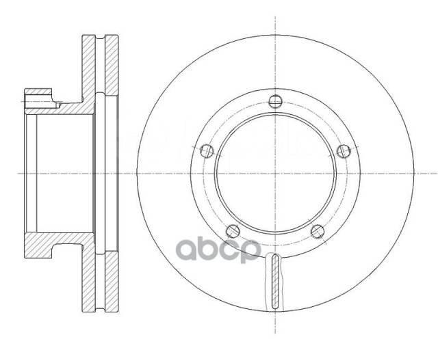 Тормозной диск Nissan Atlas G2H41 FD42 передний Тормозной диск Nissan Atlas G2H41 FD42 передний
