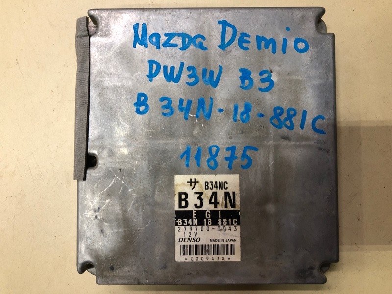 Блок efi Mazda Demio DW3W B3 (б/у)