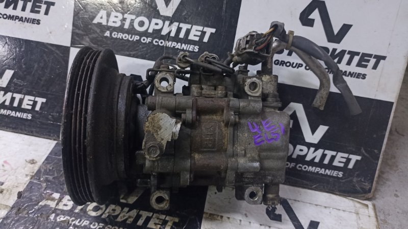 Компрессор кондиционера Toyota Corsa EL51 4EFE 1995 (б/у)