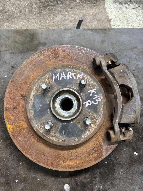 Ступица NISSAN MARCH K13 HR15DE передняя правая (б/у)