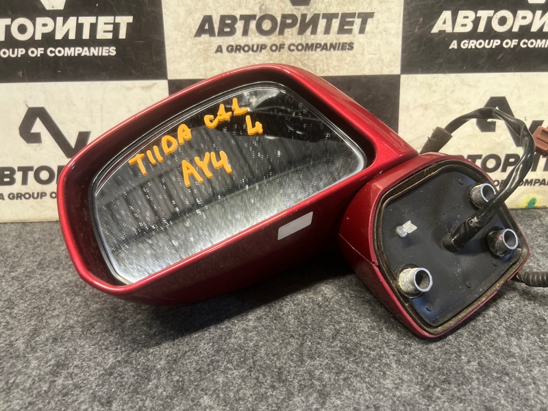Зеркало NISSAN TIIDA C11 левое (б/у)