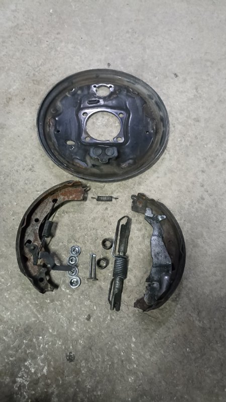 Механизм ручника TOYOTA PROBOX NCP51 1NZFE 2008 задний левый (б/у)