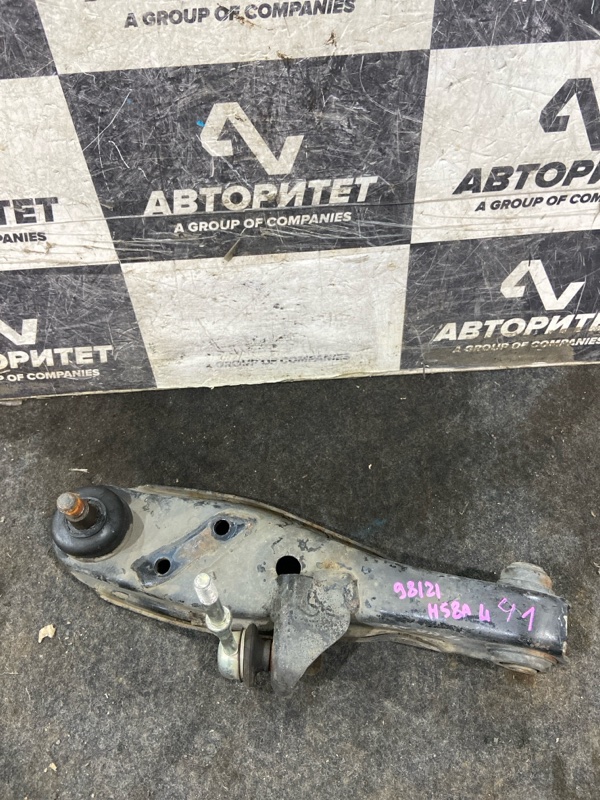Рычаг MITSUBISHI PAJERO MINI H58A 4A30 передний левый (б/у)