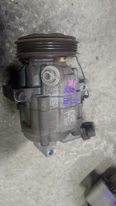 Компрессор кондиционера SUZUKI SWIFT ZC71S K12B 2010 (б/у)